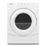 Whirlpool WED9051YW 6.7 Cu. ft. Capacity Electric Dryer