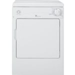 GE DSKP333ECWW Spacemaker front-loading electric dryer - 3.6 cu. ft