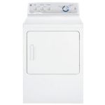 GE GTDX400EDWS 6.0 Cu. ft. Capacity Electric Dryer