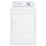 GE GTDP280GDWW front-loading gas dryer - 7 cu. ft