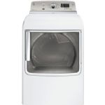 GE - GTDS820GDWS 7.8 Cu. ft. 13-cycle Steam Gas Dryer