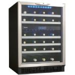 Danby DWC518BLS Silhouette 51-Bottle Built-In Wine Cooler